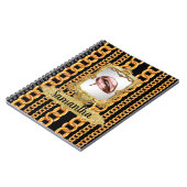 Mooie Gold Elegant Chic Custom Notitieboek (Linkerzijde)