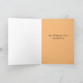 Mooie Gold- en Glitter Birthday-kaart. Kaart (Binnen)