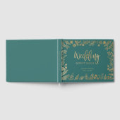 Mooie Gold Foil bruiloft gastenboek (Volledig)