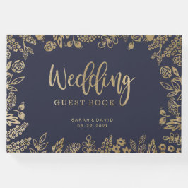 Mooie Gold Foil bruiloft gastenboek