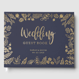 Mooie Gold Foil bruiloft gastenboek