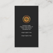 Mooie Gold Numbers Design Forex Visitekaartje (Achterkant)