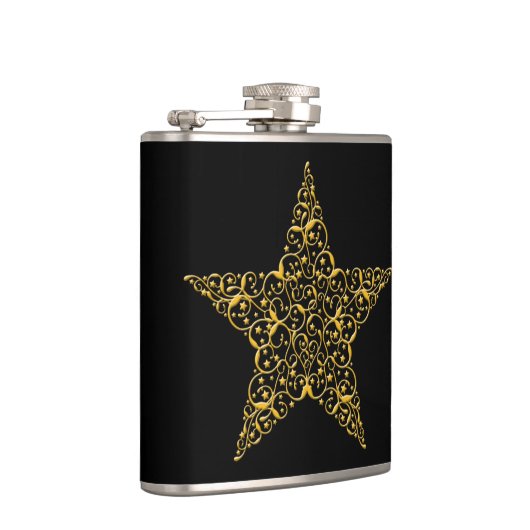 Mooie Gold Star-fles Heupfles (Rechts)