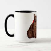 Mooie Golden Birmese kat Moggy Heart Love Mok (Links)