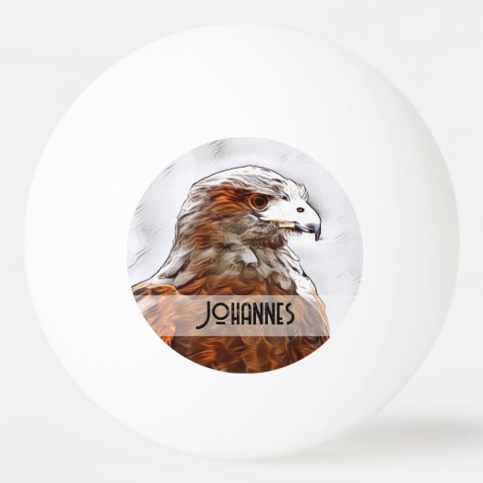 Mooie Golden Eagle Pingpongbal (Achterkant)