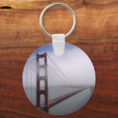 Mooie Golden Gate Bridge in de mist sleutelhanger (Voorkant)