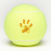 Mooie Golden Paws Tennisballen (Voorkant)