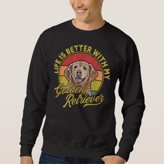 Mooie Golden Retriever Dog Trui (Voorkant)