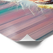 Mooie Golden Retriever Glossy Poster (Hoek)