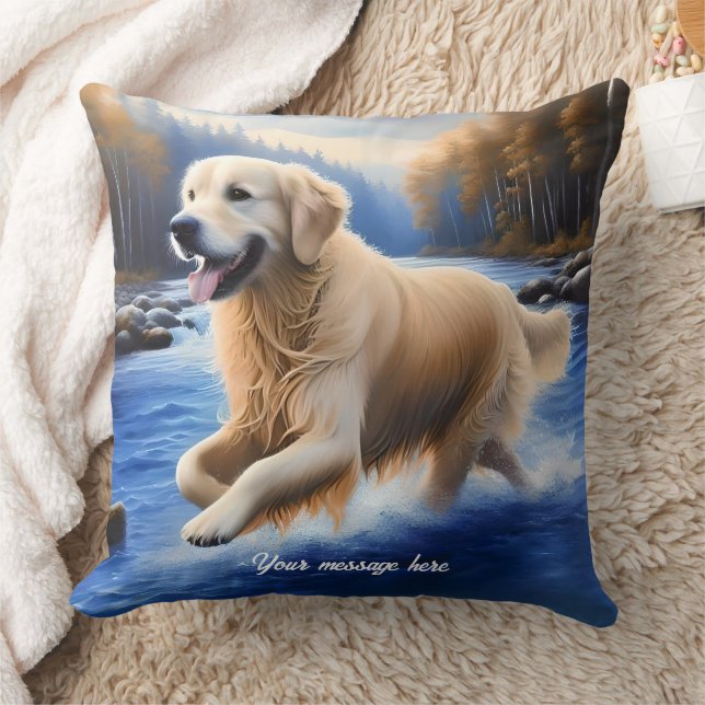 Mooie Golden Retriever Kussen (Deken)