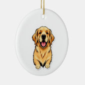 Mooie Golden Retriever Ornament (Rechts)