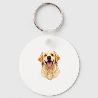 Mooie Golden Retriever Sleutelhanger