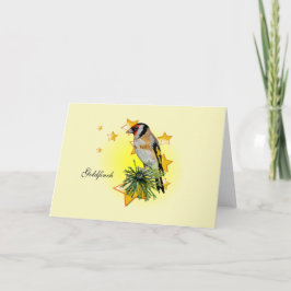 Mooie Goldfinch Drawing is een ster Kaart