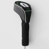 Mooie Golf Caddie Citaat Op Maat Gemaakt Monogram  Golfheadcover (Schuin)