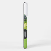 Mooie golfbaan monogram naam iPhone hoesje (Rechterkant)