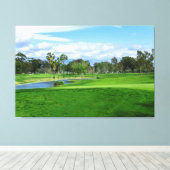 Mooie golfbaan Wall Art Set Canvas Afdruk (Insitu (Houten vloer))