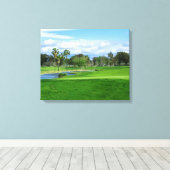 Mooie golfbaan Wall Art Set Canvas Afdruk (Insitu (Houten vloer))