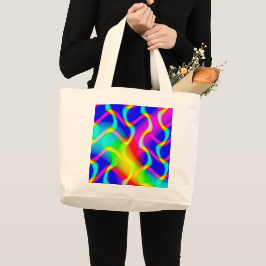 Mooie golven grote tote bag (Voorkant (product))