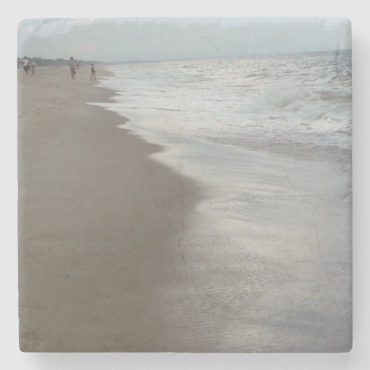 Mooie golven marmeren coaster stenen onderzetter (Voorkant)