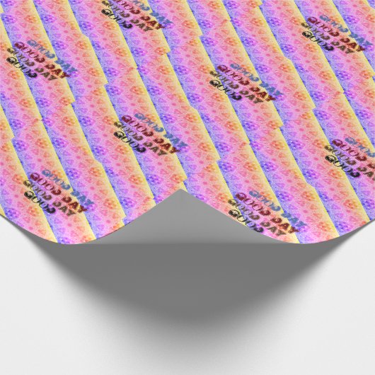 Mooie GOOD DAY RED PINK MANDALA Cadeaupapier (Hoek)