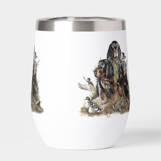 Mooie Gordon Setter , Art (Achterkant)