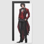 Mooie gotische gentleman anime (Voorkant / Achterkant)