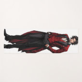 Mooie gotische gentleman anime yogamat (Voorkant (horizontaal))
