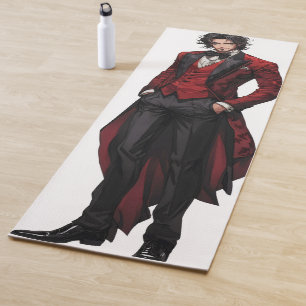 Mooie gotische gentleman anime yogamat