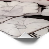 Mooie gotische vrouw AI gegenereerde kunst Perfect Poster (Hoek)