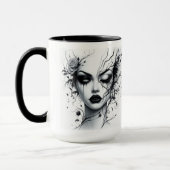 Mooie gotische vrouw mok (Links)