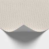 Mooie Goud/Cream Kerstmis Cadeaupapier (Hoek)