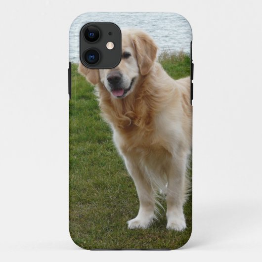Mooie Goud Retriever Hond Staand Case-Mate iPhone Case (Achterkant)