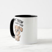 Mooie Goud Retriever Puppy Ontwerp Mok (Voorkant links)