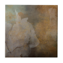 Mooie goudbruine huis tegels tegeltje