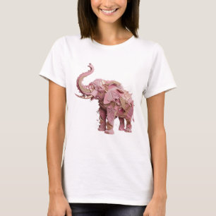 Mooie gouden ABSTRACTE KUNST Modeprint T-shirt