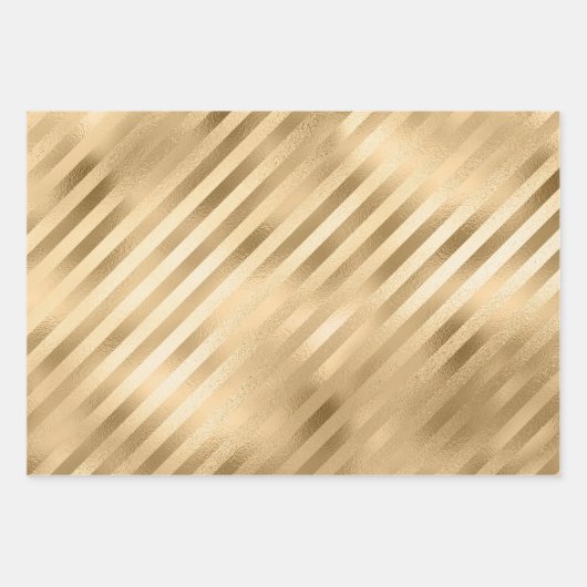 Mooie gouden bruiloft inpakpapier vel (Voorkant 3)