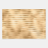 Mooie gouden bruiloft inpakpapier vel (Voorkant)