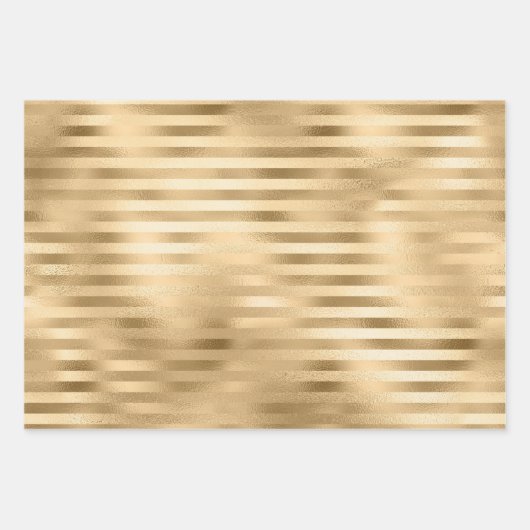 Mooie gouden bruiloft inpakpapier vel (Voorkant)