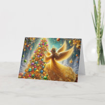 Mooie Gouden Engel Kerst