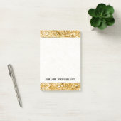 Mooie gouden fonkeling glitter post-it® notes (Kantoor)