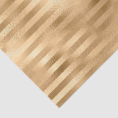 Mooie gouden gestreepte trouw tissuepapier (Detail)
