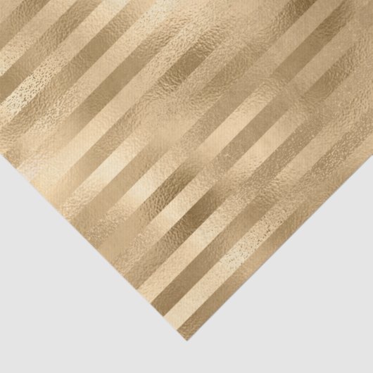 Mooie gouden gestreepte trouw tissuepapier (Detail)