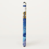 Mooie gouden kerstballetjes met blauwe poot Case-Mate iPhone case (Achterkant / rechts)