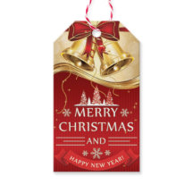 Mooie gouden kerstballetjes met rode boe