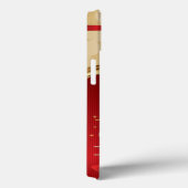 Mooie gouden kerstballetjes met rode boe Case-Mate iPhone case (Achterkant / Rechts)