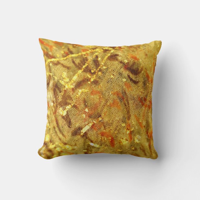 Mooie gouden kussen (Voorkant)