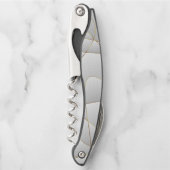 Mooie gouden lijnen kurkentrekker (Voorkant)