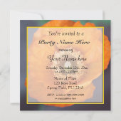 mooie gouden papaverbloem , alle partijen kaart (Achterkant)