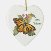 Mooie gouden patrouillavlinder keramisch ornament (Rechts)