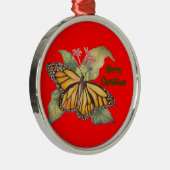 Mooie gouden patrouillavlinder metalen ornament (Rechts)